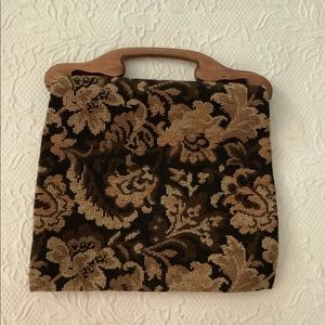 Handmade upholstery purse